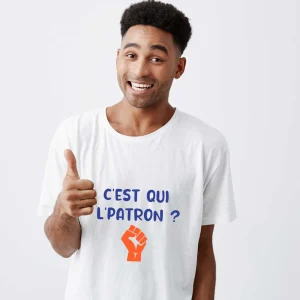 T-shirt C’est qui l’patron ?