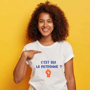 T-shirt C&rsquo;est qui la patronne ?