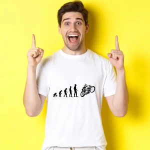 T-shirt Évolution motard