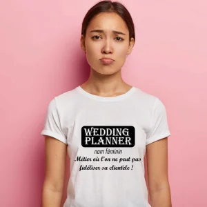 T-shirt Femme Wedding planner