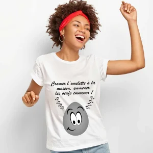 T-shirt Femme Cramer l’omelette à la maison