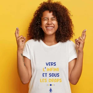 T-shirt Femme Vers l&rsquo;infini et sous les draps