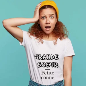 T-shirt Grande soeur petite conne