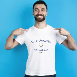 T-shirt Homme 51 nuances de jaune