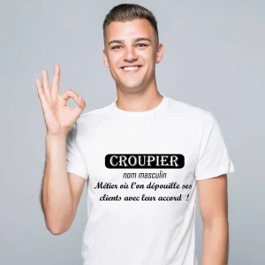 T-shirt Homme Croupier