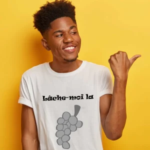 T-shirt Homme Lâche-moi la grappe