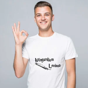 T-shirt Homme Wingardium Leviosa Harry Potter