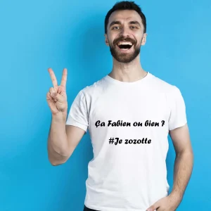 T-shirt Homme Ça Fabien ou bien ?