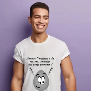 T-shirt Homme Cramer l’omelette à la maison