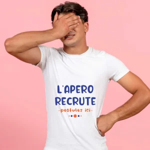 T-shirt Homme L&rsquo;apéro recrute