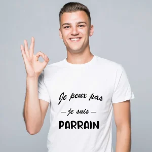 T-shirt Je peux pas je suis Parrain
