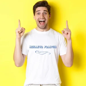 T-shirt Meilleur frangin élu par mon frère