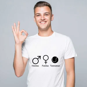 T-shirt Symbole genre Tennisman