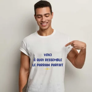 T-shirt Voici à quoi ressemble le Parrain parfait