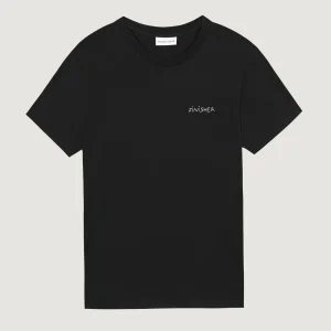 Tee-Shirt Noir Brodé MAISON LABICHE