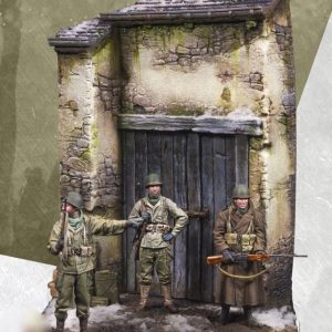 Maquette militaire montée et peinte au 1 35