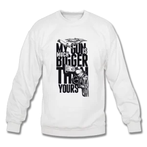 My gun is much bigger than yours