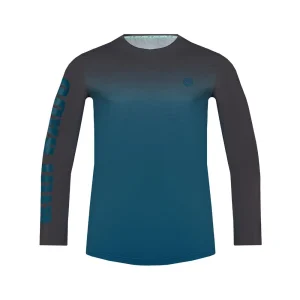 Tee-Shirt Manche Longue Ventris Printed Bleu Gris