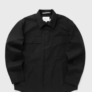Surchemise en sergé Hjalmer Solotex noir NORSE PROJECTS