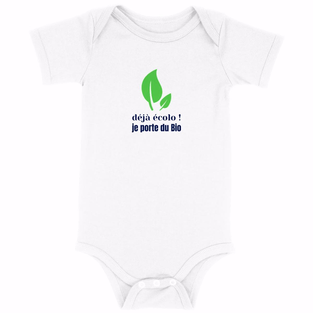 Body bébé coton biologique Déjà écolo bio France – Image 2