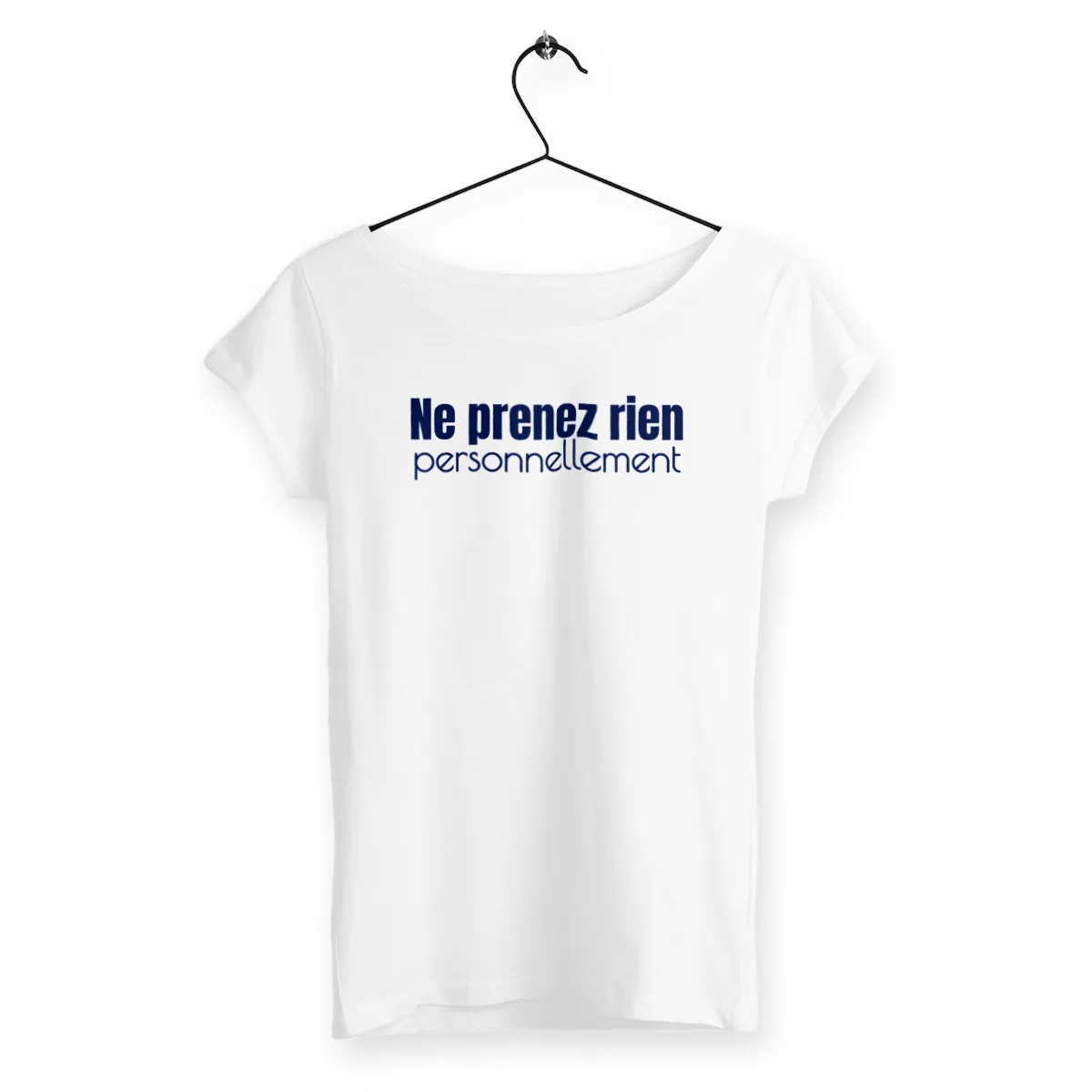 T-shirt végan femme Slub coton bio éthique – Image 2