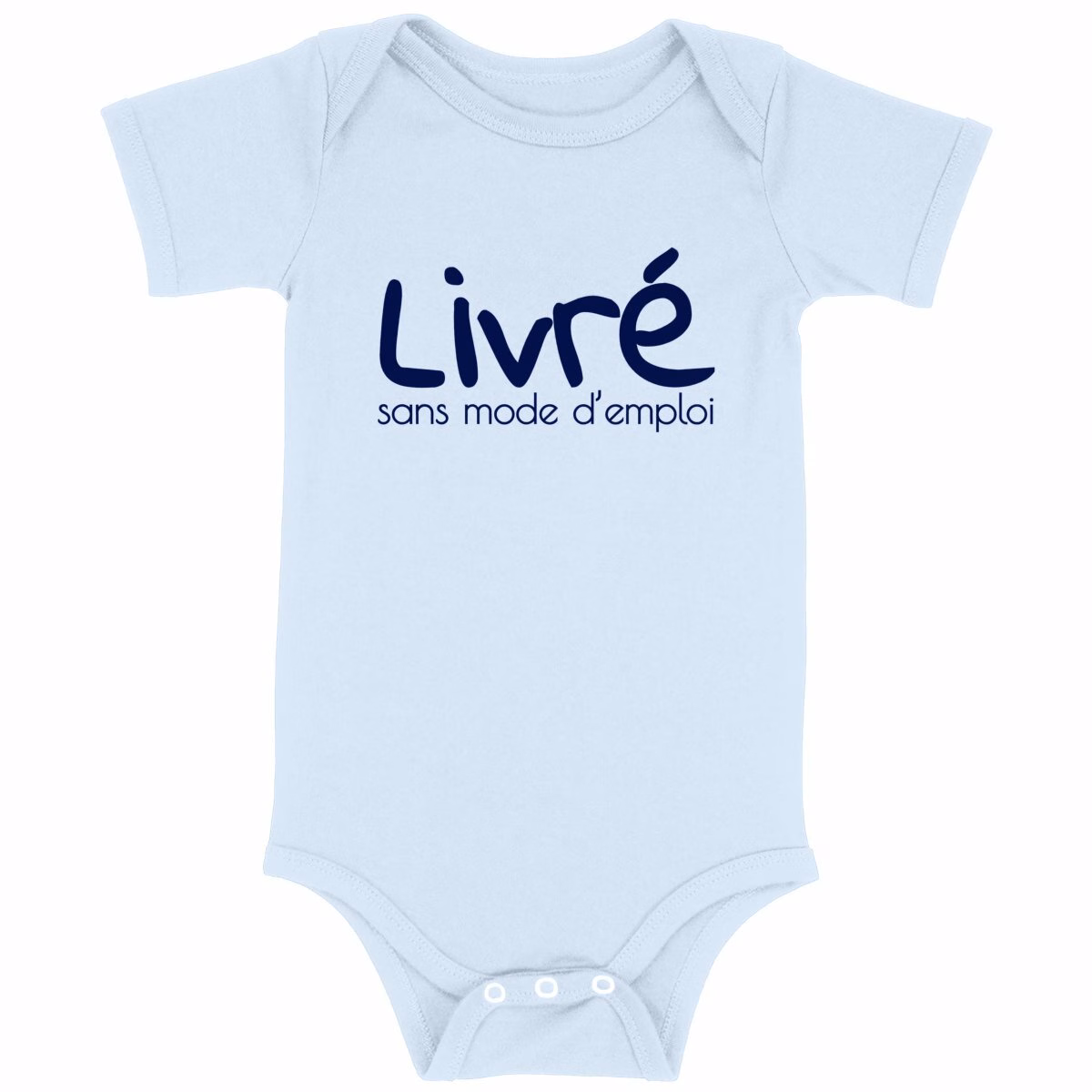 Body bébé Livré sans mode d’emploi en coton bio GOTS – Image 4