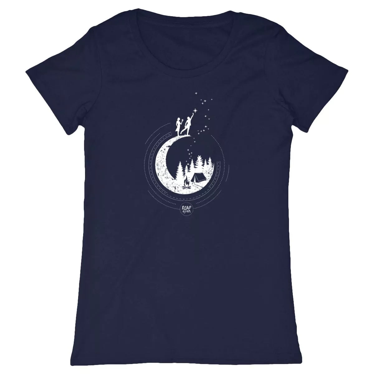 Tshirt léger femme – conversion bio – Lune – Image 3