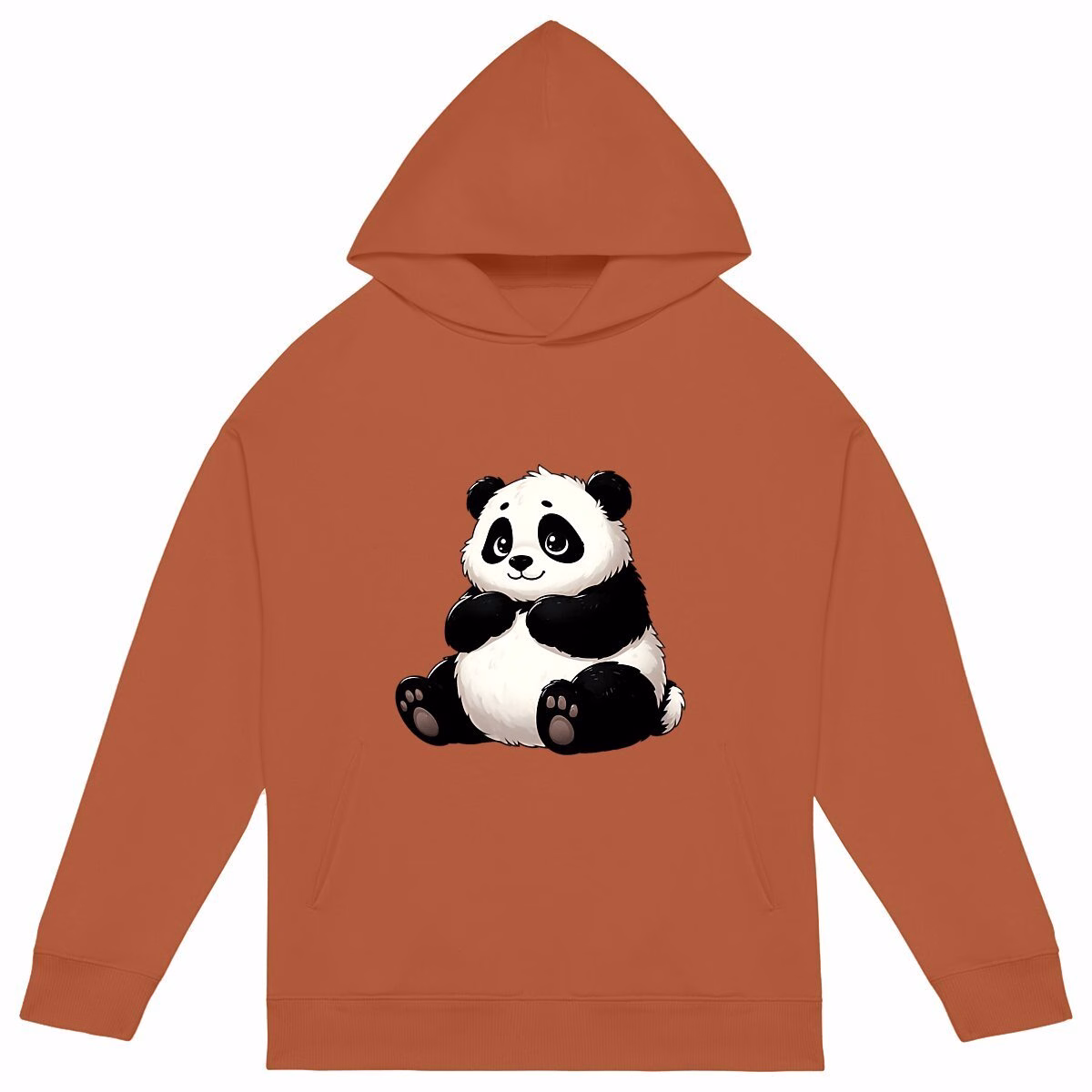 Sweat panda à capuche oversized unisexe écoresponsable – Image 3
