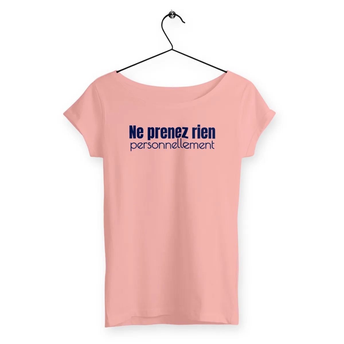 T-shirt végan femme Slub coton bio éthique – Image 4