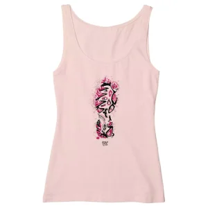 Débardeur Femme Cintré – coton bio – Randonnée – rose