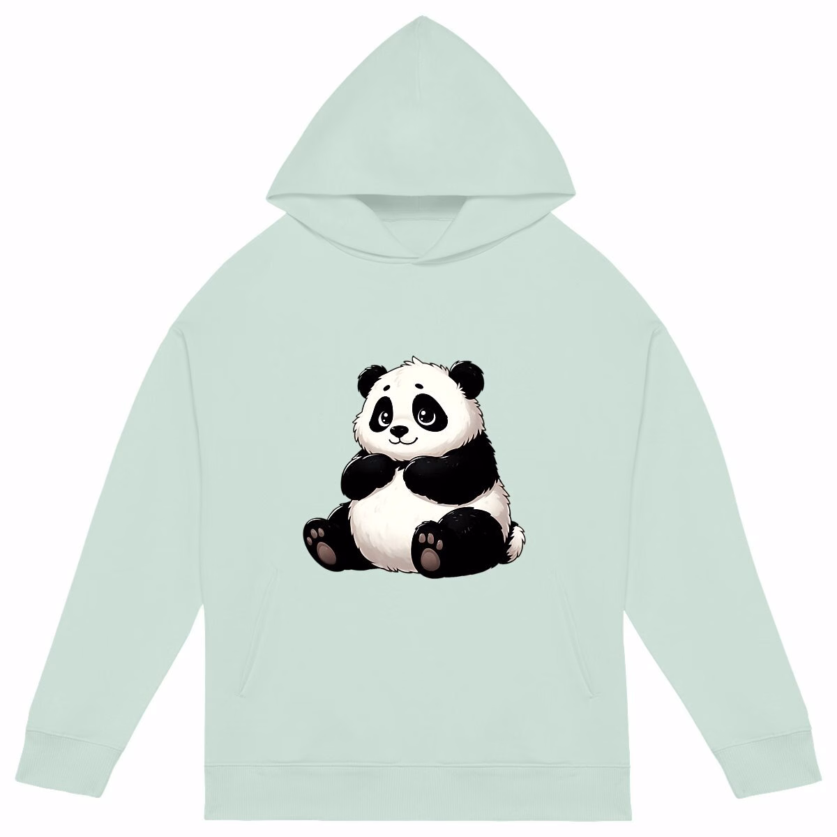 Sweat panda à capuche oversized unisexe écoresponsable – Image 4