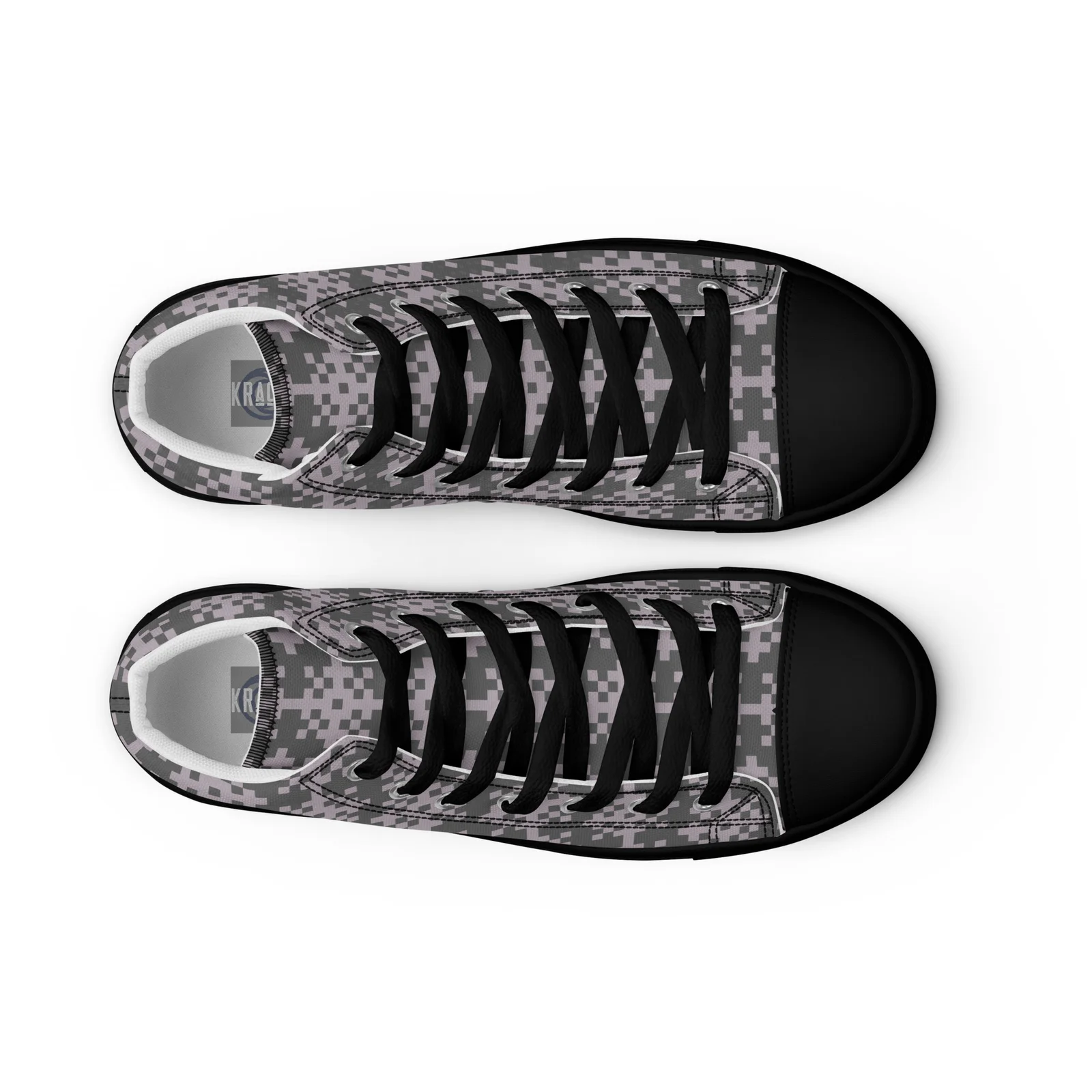 Baskets hautes en toile pour homme – Style et confort pour une allure urbaine – Image 3