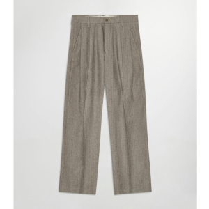 Pantalon décontracté chevrons marron mélangé NN07