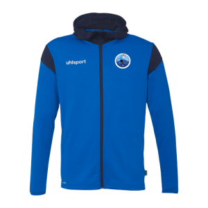 VESTE SQUAD 27 CAPUCHE UHLSPORT ROYAL*NOIR enfant
