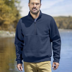 Le chandail fermeture éclair ¼ – unisexe