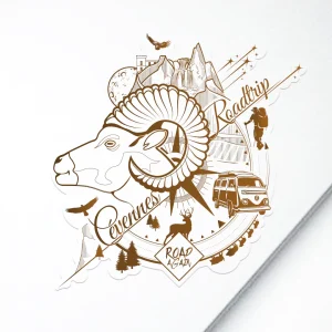 Sticker Cévennes Road Trip pour véhicule
