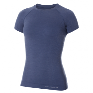 T-shirt Femme ACTIVE MERINOS Bleu Jeans