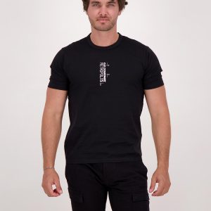 Tee-shirt en Jersey Mercerisé Noir CP METROPOLIS SERIES