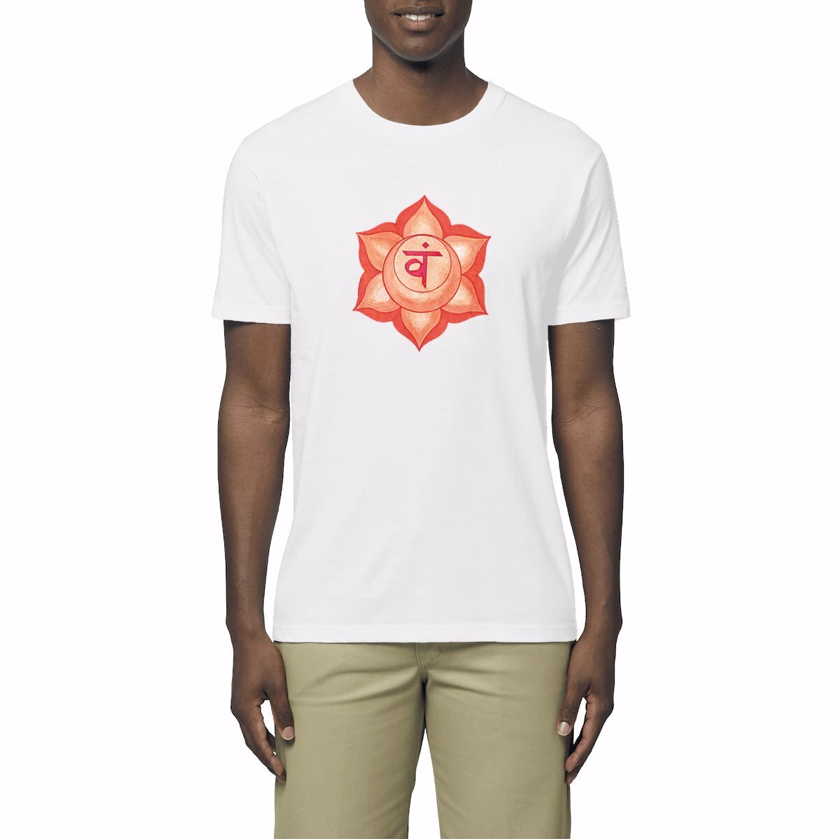 T-shirt végan unisexe coton bio 2ème Chakra