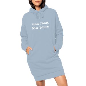 Robe sweat femme écoresponsable Mon choix Ma terre