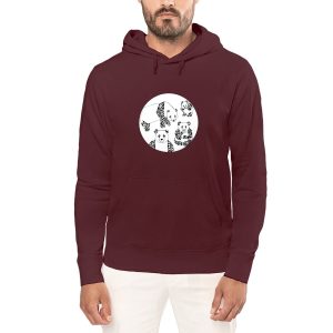 Sweat à capuche écoresponsable pandas unisexe