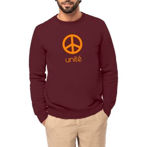 Sweat-shirt vivre ensemble unisexe bio – Unité