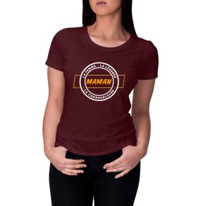 T-shirt Femme – 100% coton Bio 155g/m² – Maman la femme la légende la carnavaleuse