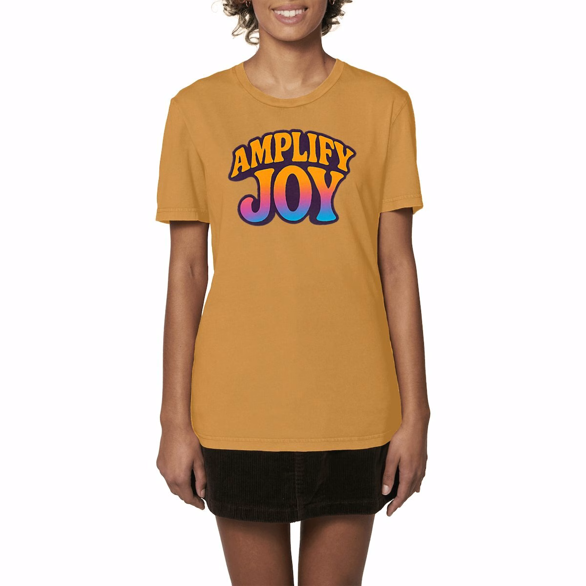 T-shirt positif Amplify Joy unisexe bio vintage
