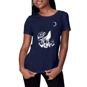 Tshirt léger femme – conversion bio – Loup