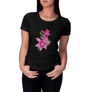 T-shirt femme coton bio Fleur Lis Safrance