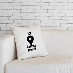 Coussin et Housse – Ici zot’che gratuit