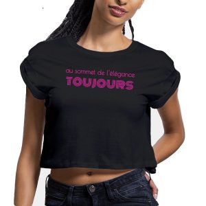 Crop top coton bio femme au sommet de l’élégance