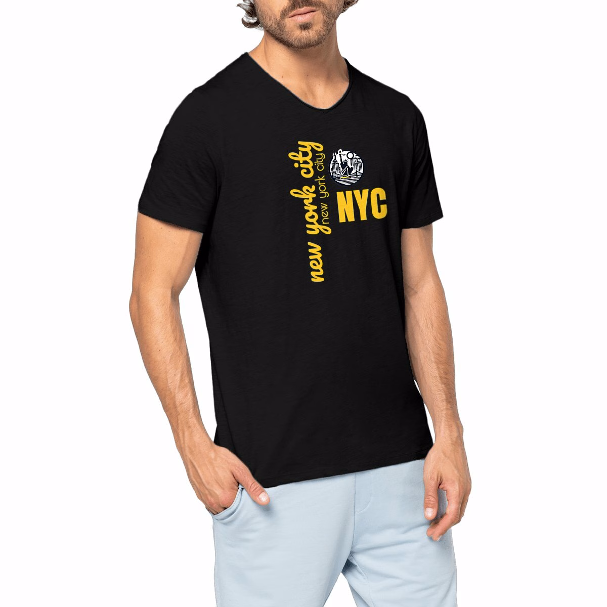 T-shirt Homme New York City coton bio éthique