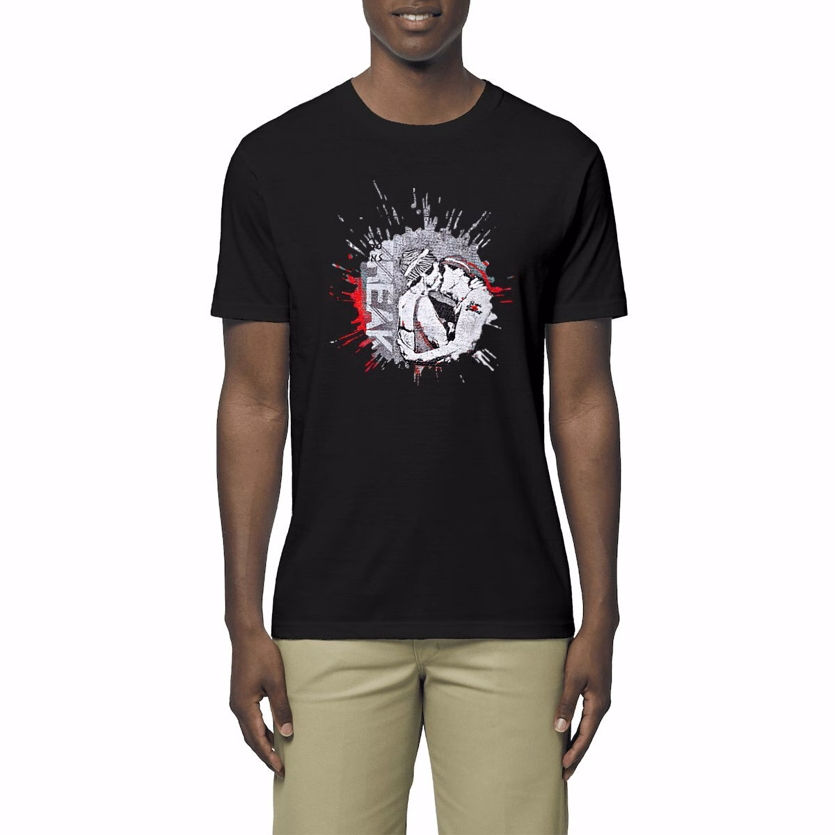 T-shirt végan unisexe léger Honneur à l amour